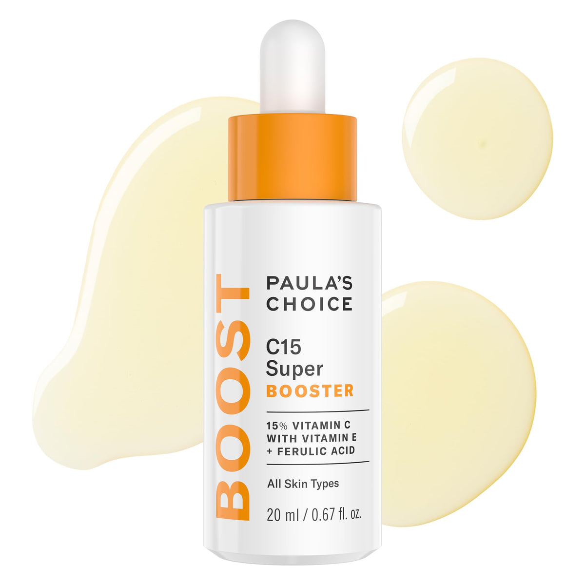 Paula's Choice front packaging showing bottle and benefit of brightening