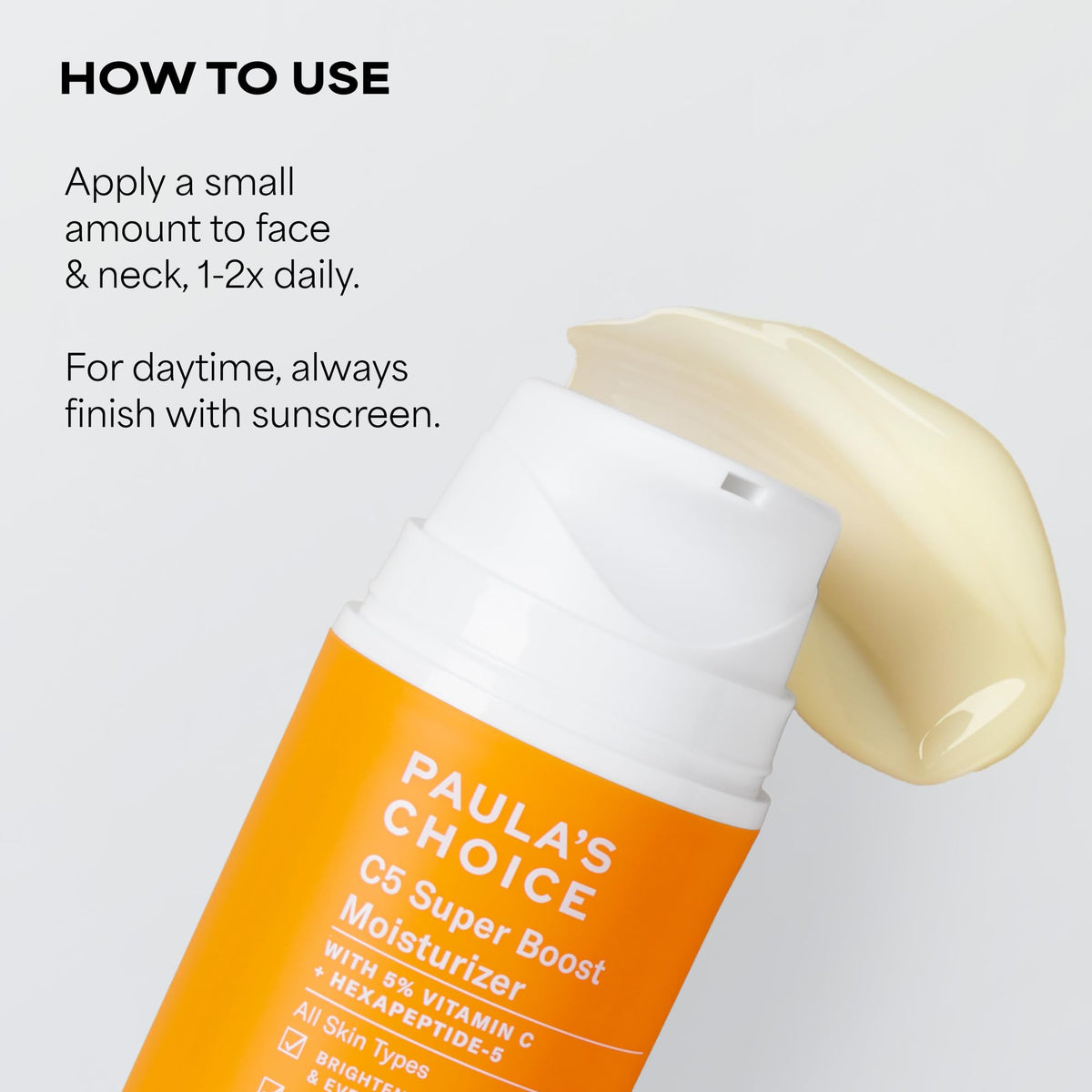 Paula's Choice application smoothing moisturizer for hydrated skin