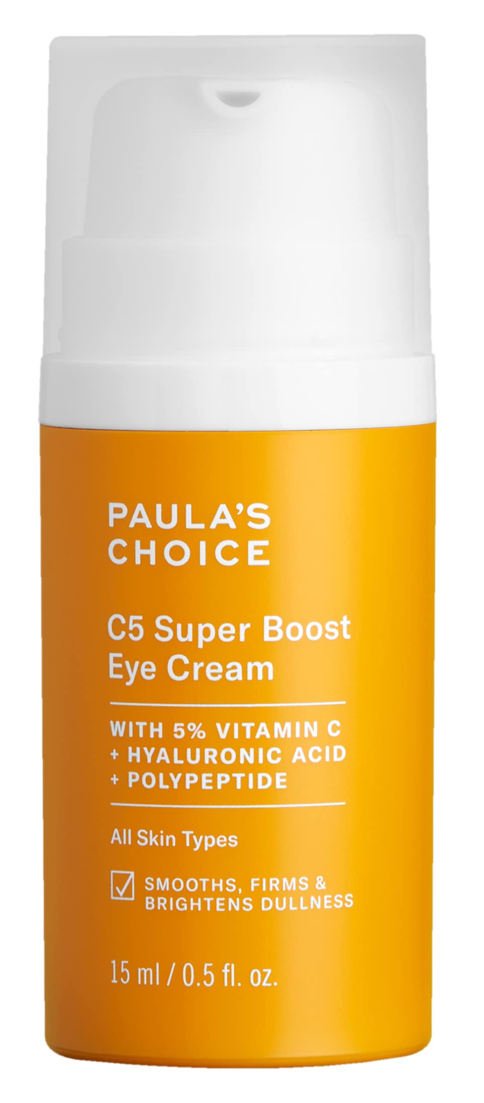 Paula's Choice front packaging showing compact opaque tube and product name benefits