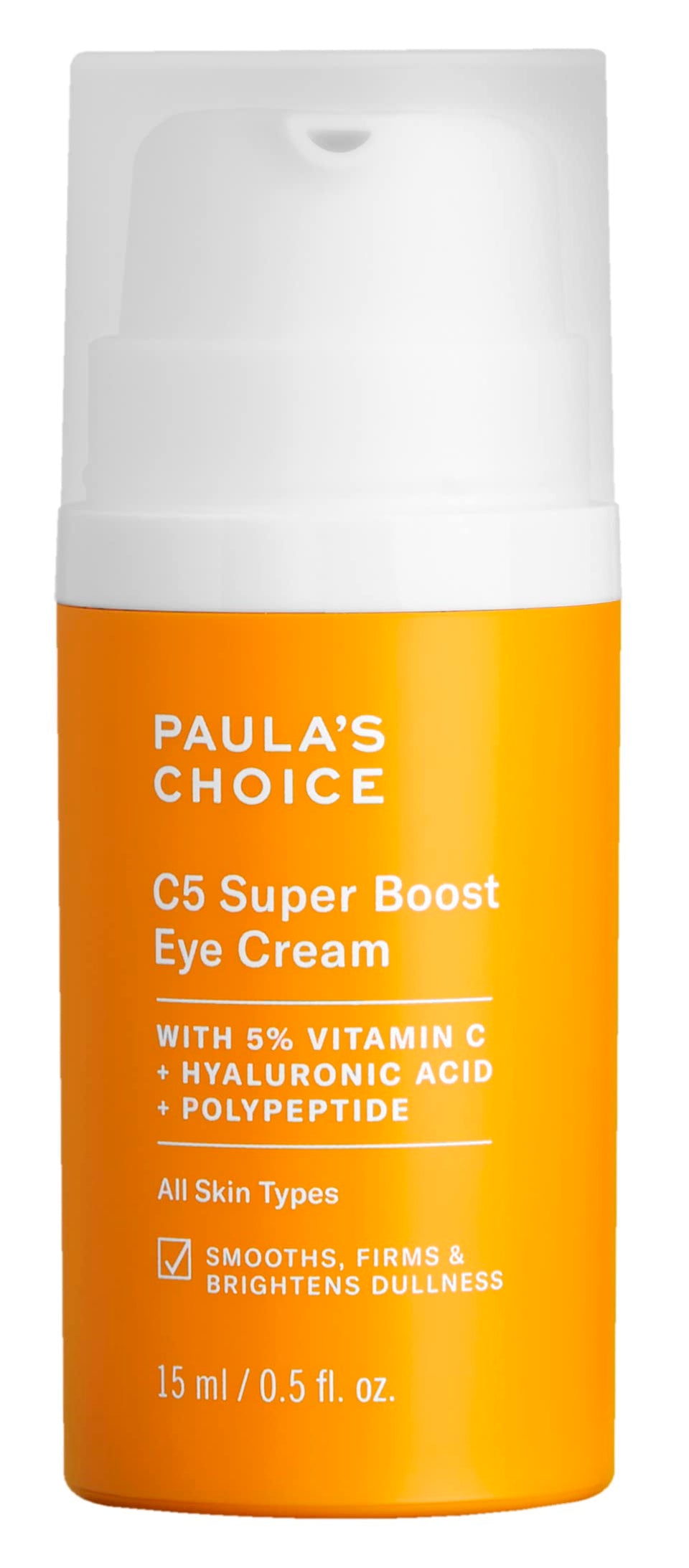 Paula's Choice front packaging showing compact opaque tube and product name benefits