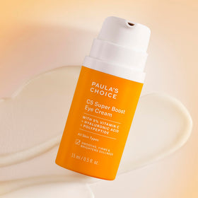 Paula's Choice product on hand demonstrating small pump amount and easy application