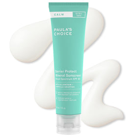 Paula's Choice front packaging showing SPF 30 and benefits for sensitive skin