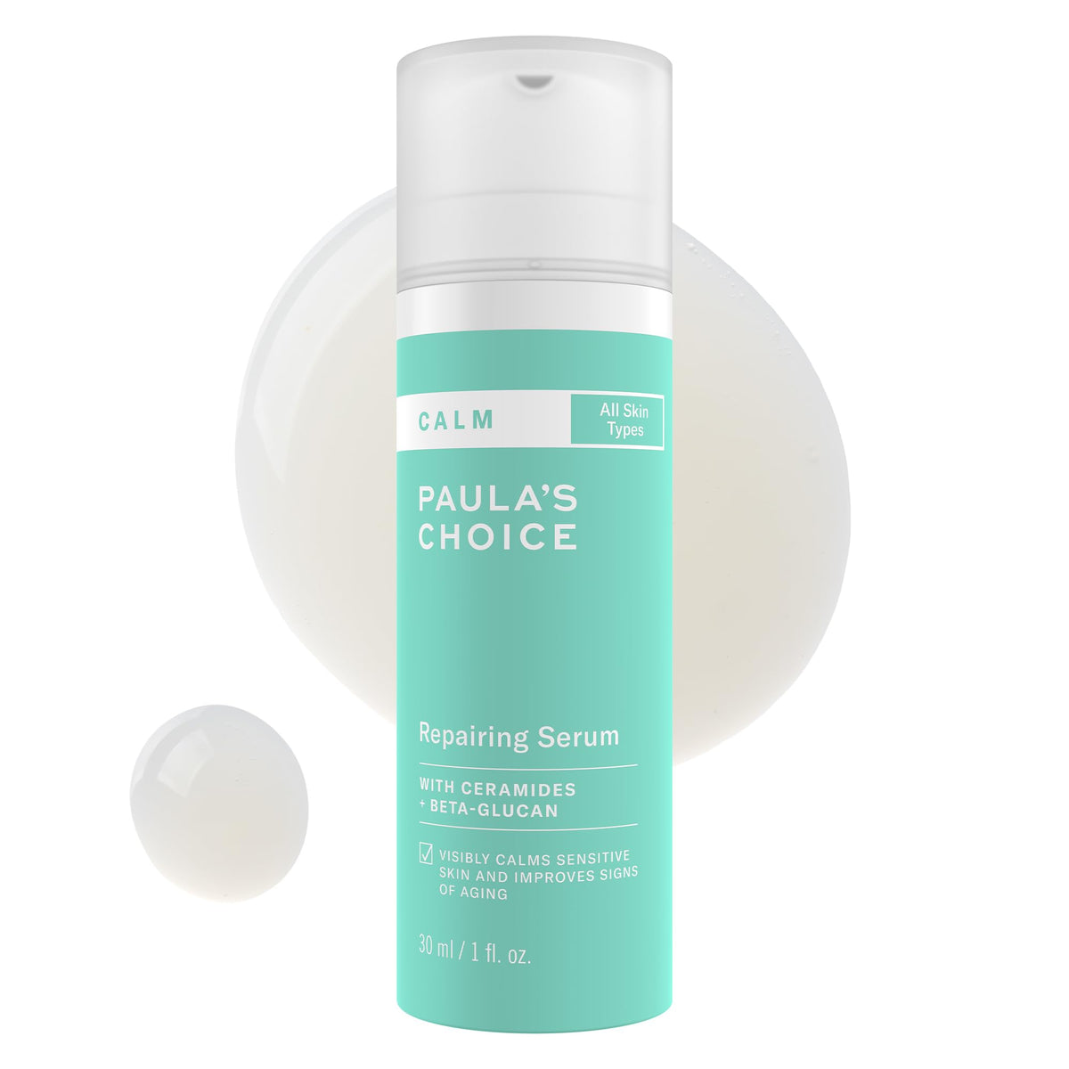 Paula's Choice front packaging showing bottle and label for easy identification and calm benefits