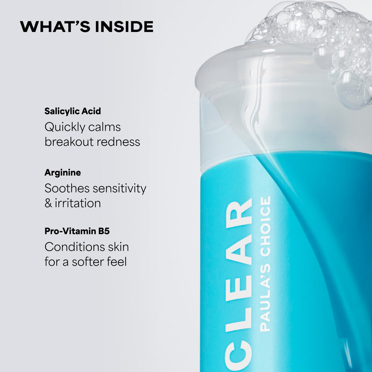 Paula's Choice gel texture close-up demonstrating lightweight, non-drying feel