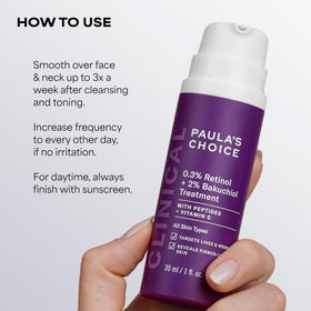 Paula's Choice label detail showing ingredients list and fragrance-free formulation
