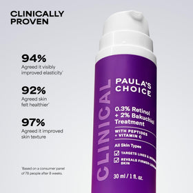 Paula's Choice pump close-up highlighting precise dispensing for controlled use