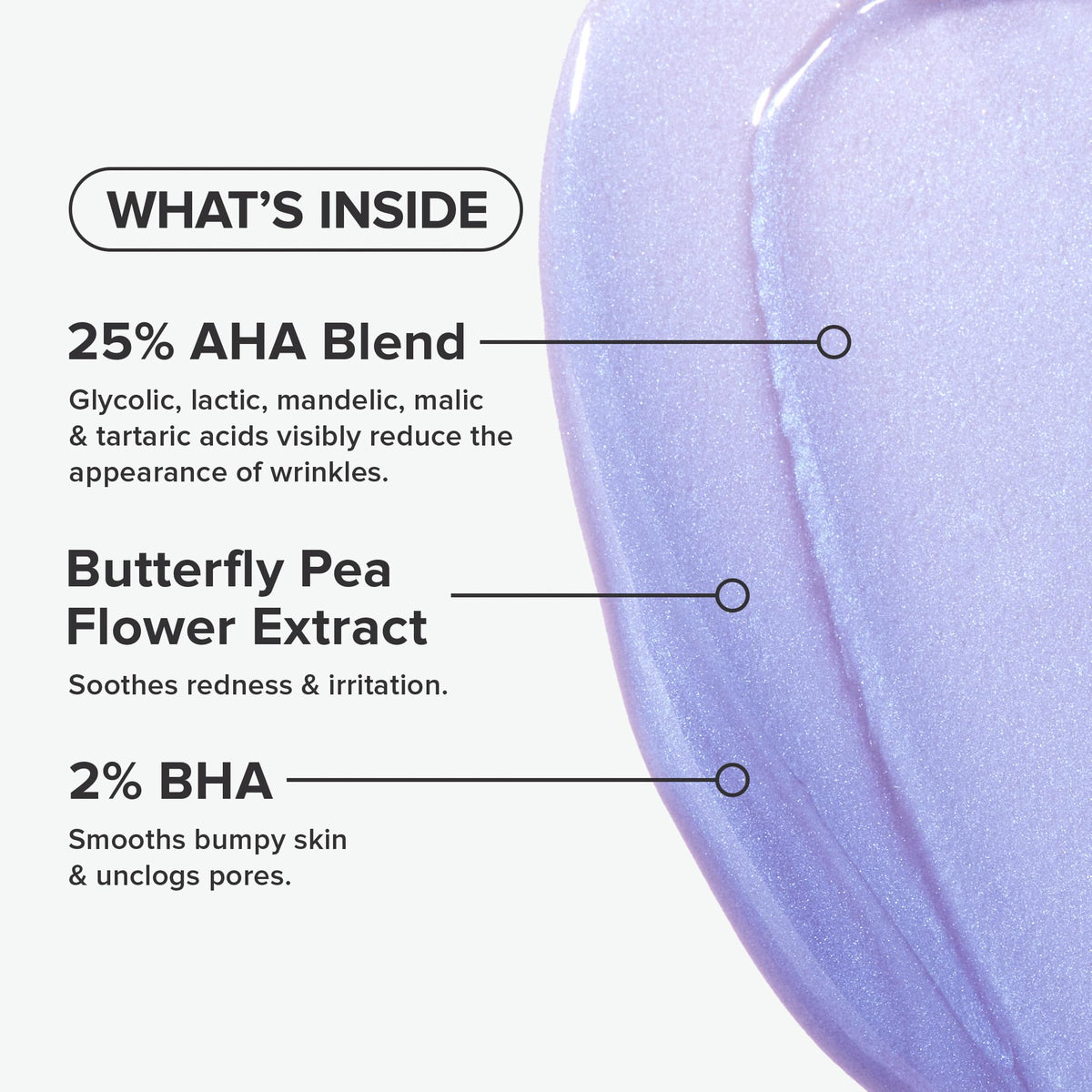 Paula's Choice close-up label revealing ingredient strengths for clarity