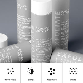 Paula's Choice illustrative before and after showing smoother, more even tone benefit