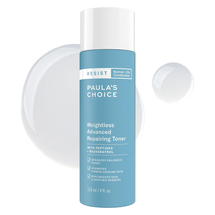 Paula's Choice front packaging showing bottle and clear product benefits