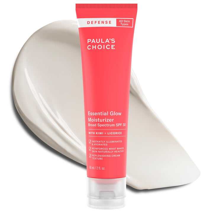 Paula's Choice front tube showing product branding and SPF 30 benefits