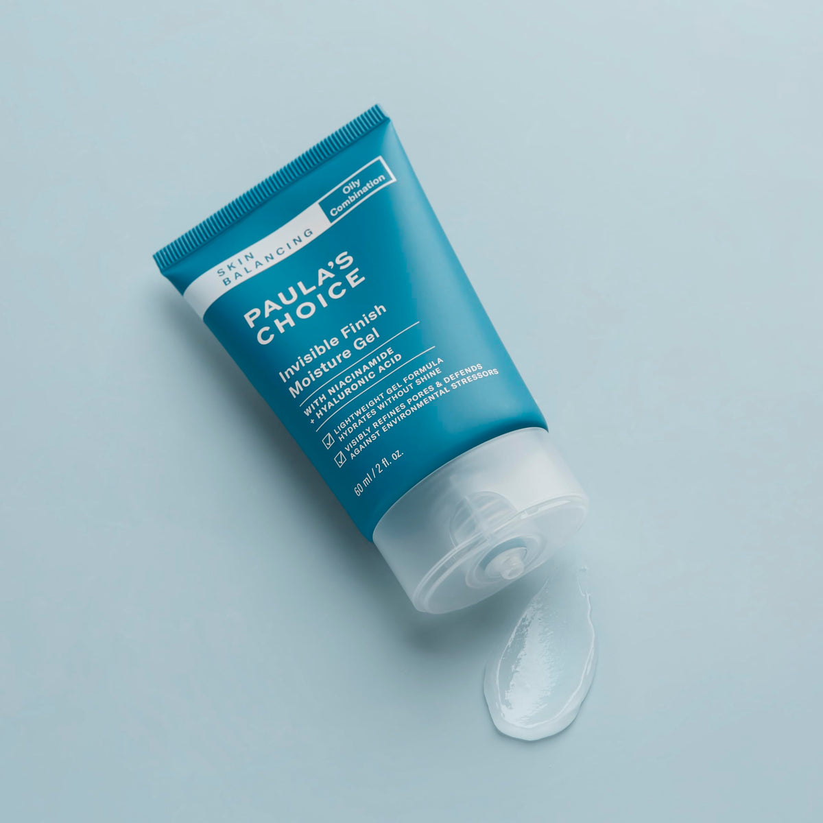Paula's Choice gel being dispensed to demonstrate easy application
