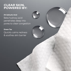 Paula's Choice product label highlighting active 2% salicylic acid ingredient benefits