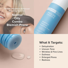 Paula's Choice ingredient label close-up listing niacinamide and hyaluronic acid