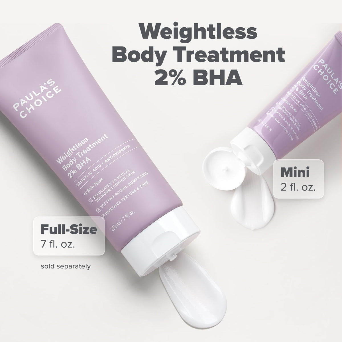 Paula's Choice applied to arm showing smoother skin and reduced bumps