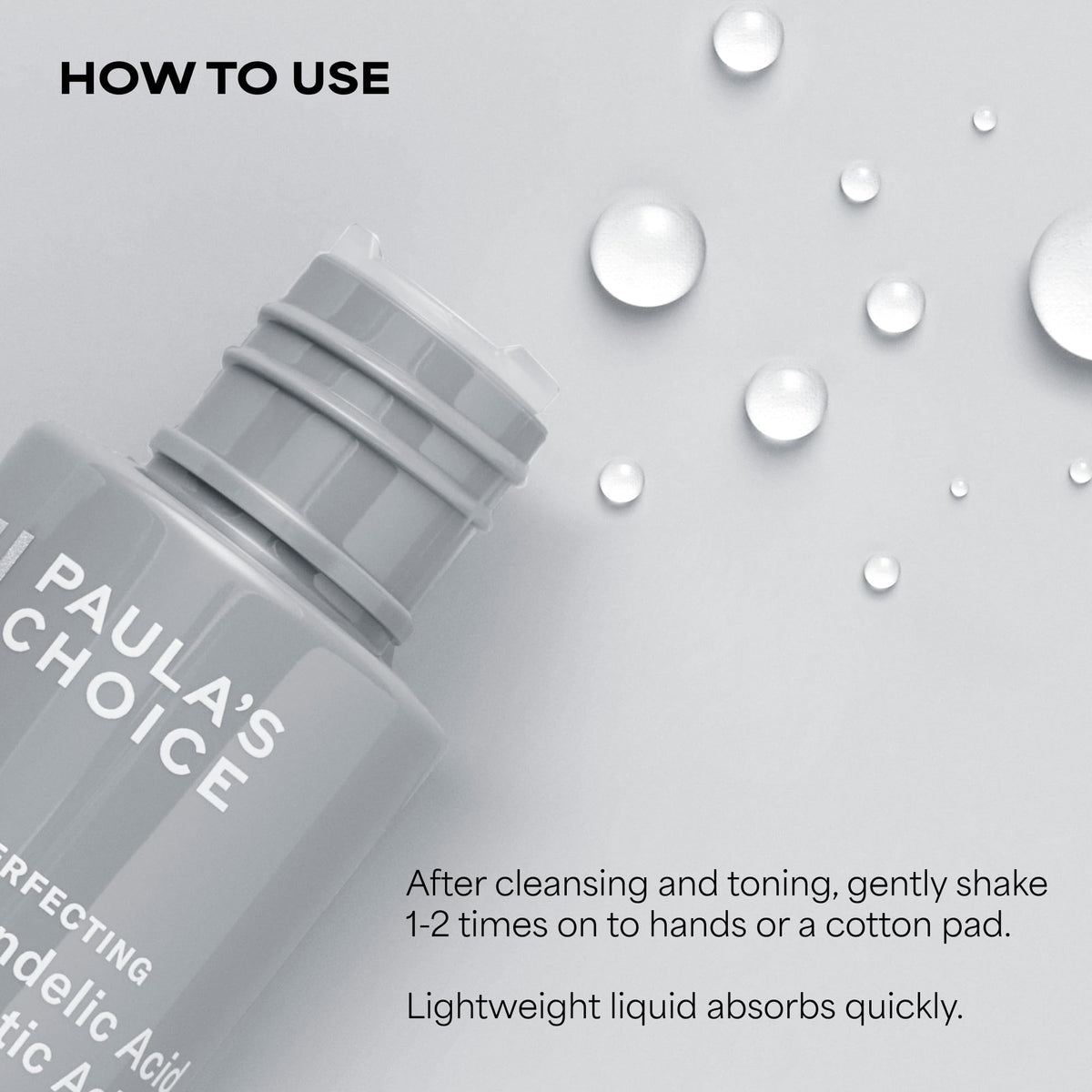Paula's Choice on bathroom shelf in lifestyle setting suggesting routine