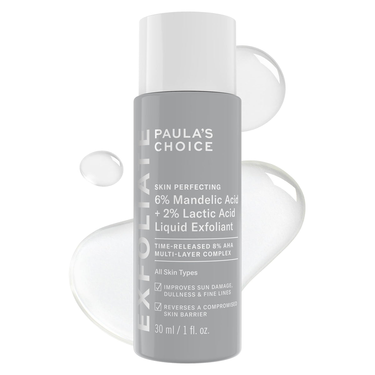 Paula's Choice front bottle showing sleek label and product clarity