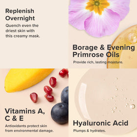 Application of Paula's Choice mask during a nighttime routine, demonstrates overnight repair