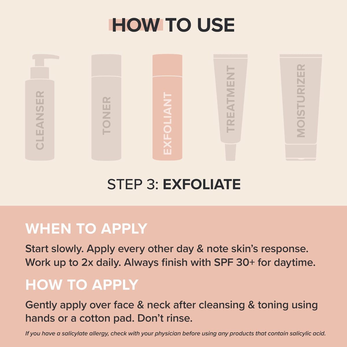 Paula's Choice bottle styled on bathroom shelf suggesting daily routine benefit