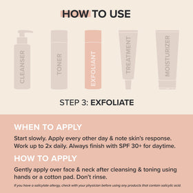 Paula's Choice bottle styled on bathroom shelf suggesting daily routine benefit