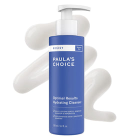 Paula's Choice hydrating cleanser front bottle shows branding and size, great for shelf display