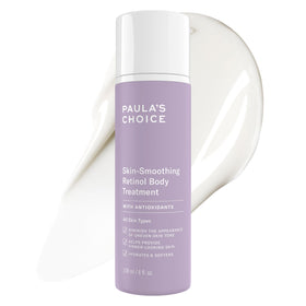 Paula's Choice front packaging showing fragrance-free body lotion and benefits