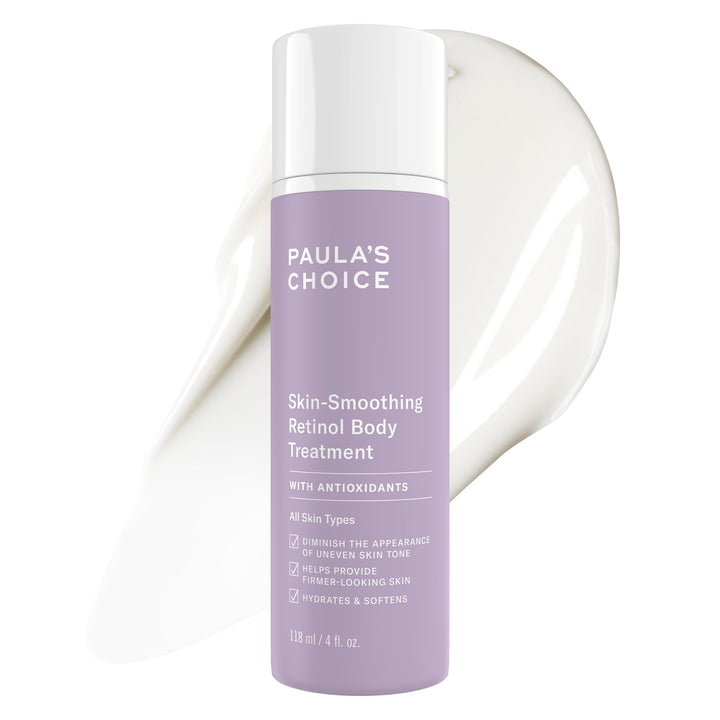 Paula's Choice front packaging showing fragrance-free body lotion and benefits