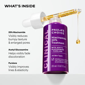 Paula's Choice serum on fingertip demonstrating easy-to-dispense precision
