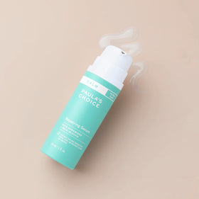 Paula's Choice serum staged on bathroom shelf showing routine-ready, gentle skincare