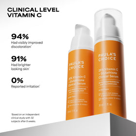 Paula's Choice serum dispensed on hand demonstrating texture and absorption
