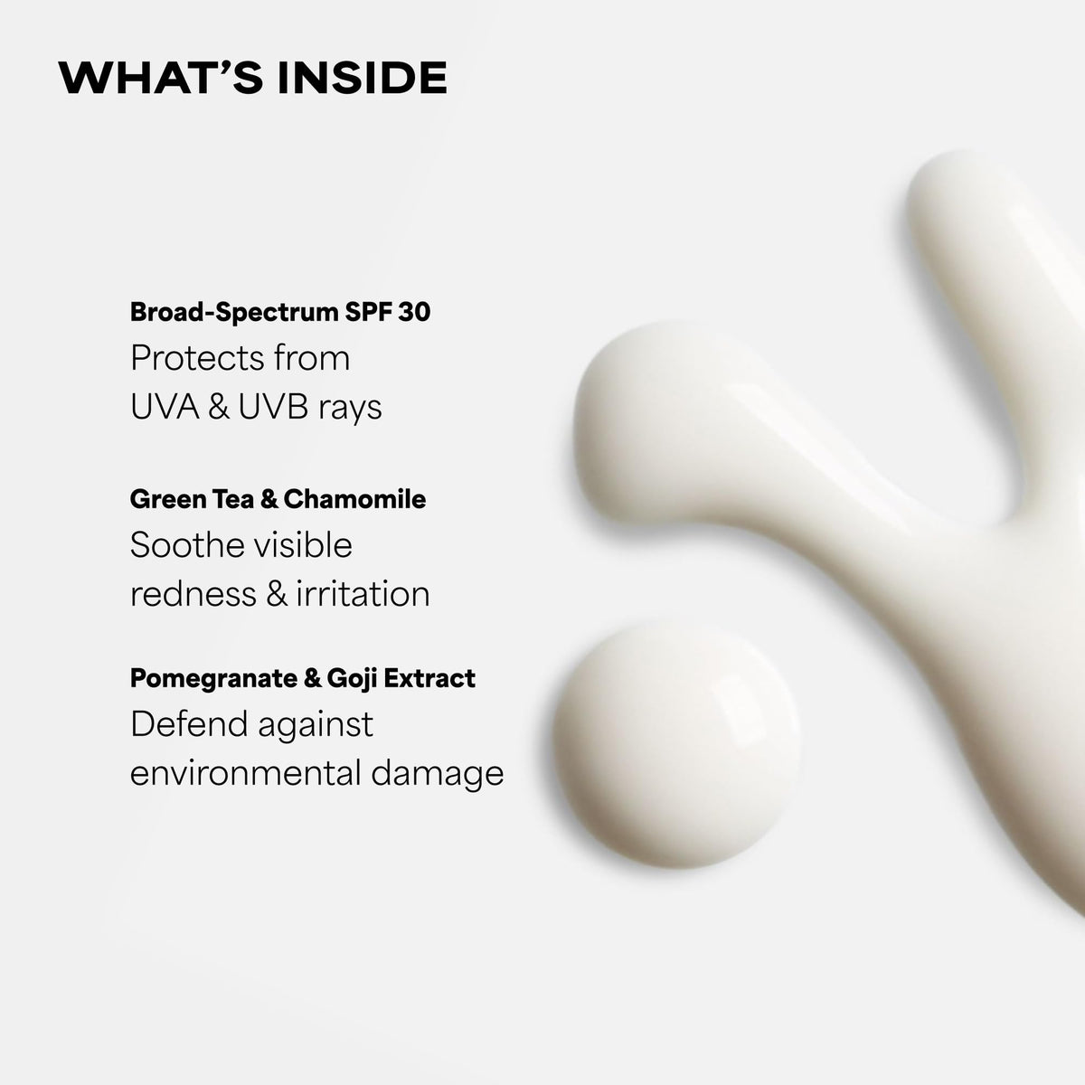 Paula's Choice fluid texture close-up highlighting lightweight matte finish