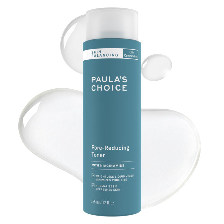 Paula's Choice front bottle showing clean packaging and product benefit