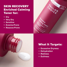 Paula's Choice bottle on bathroom counter during skincare routine, supports layering benefits