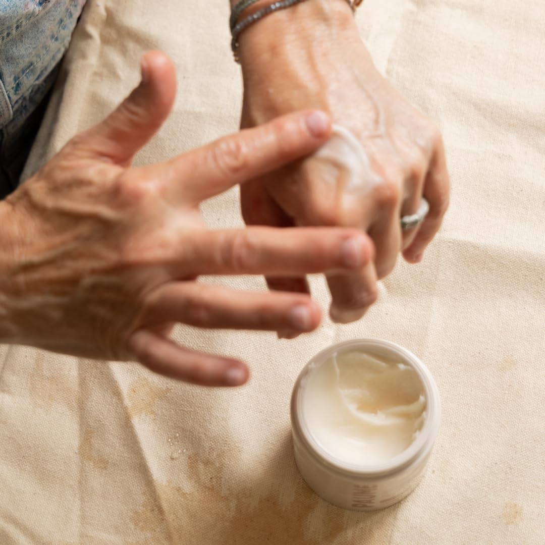 PAUME shea butter and glycerin visual showing moisturizing ingredient power