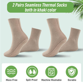 Paw Legend wraps worn on model feet demonstrating secure fit and warmth benefit