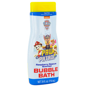 Paw Patrol back label with ingredients and usage directions for caregiver safety