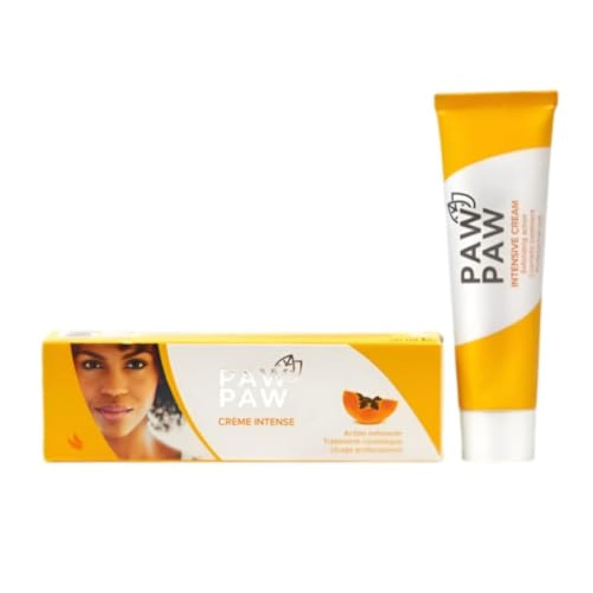 Paw Paw front jar view showing product packaging and travel-size convenience