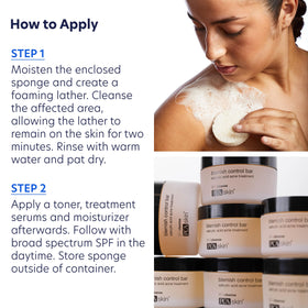 PCA SKIN cleanser bar creamy texture close-up showing exfoliating foam