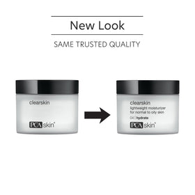 PCA SKIN Clearskin creamy texture close-up illustrating lightweight hydration