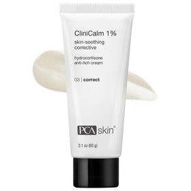PCA SKIN CliniCalm front tube showing packaging and calming benefit