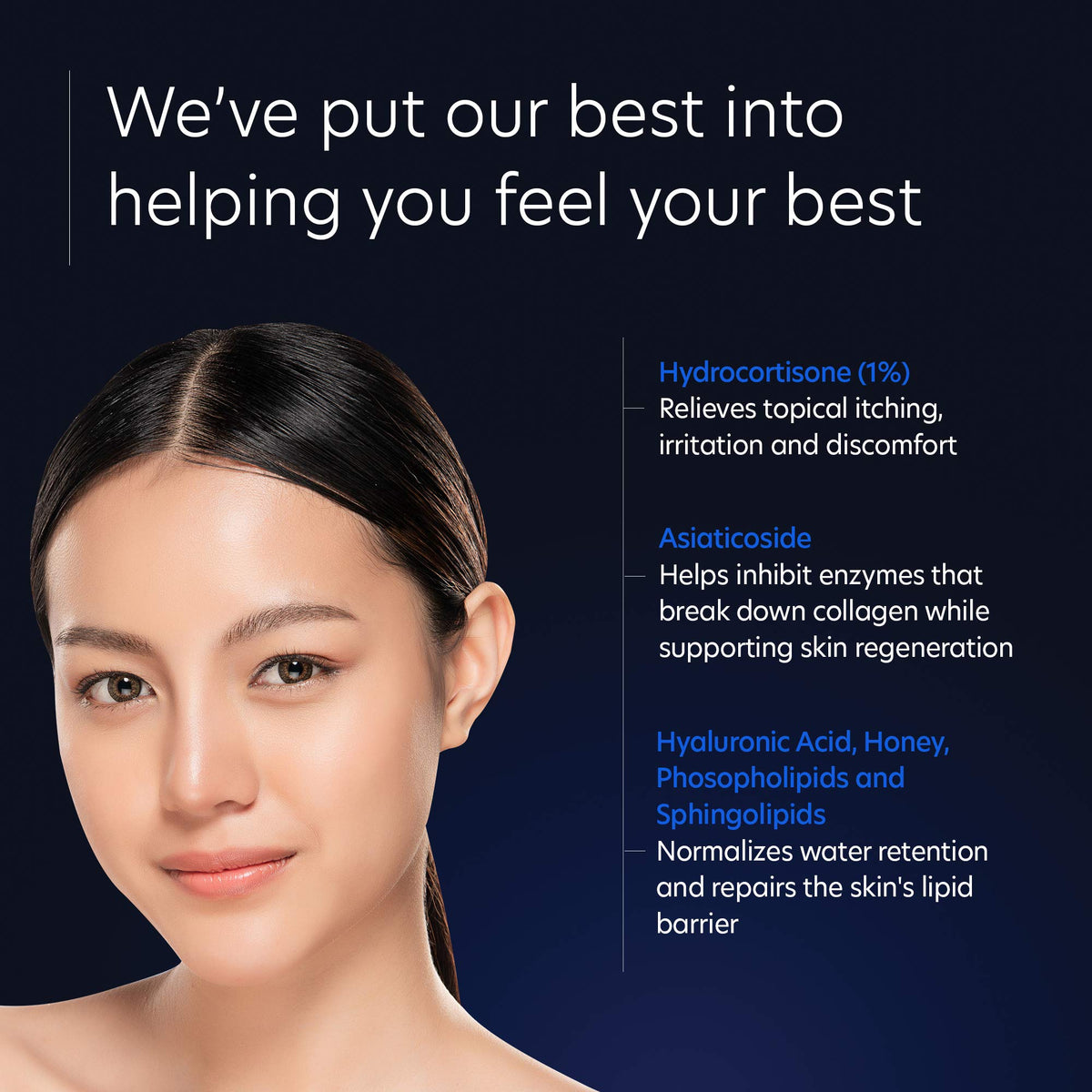 PCA SKIN CliniCalm applied after waxing to reduce redness and itch
