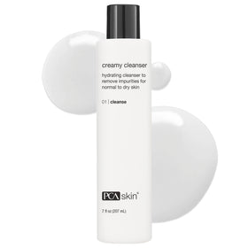 PCA SKIN front bottle showing packaging and gentle cleanser benefit