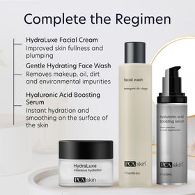 PCA SKIN on bathroom counter in lifestyle scene for routine readiness