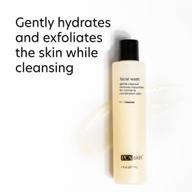 PCA SKIN light foam texture demonstrating gentle, hydrating cleanse