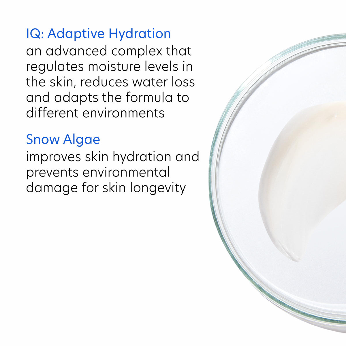 PCA SKIN snow algae ingredient visual emphasizing barrier support