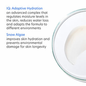PCA SKIN snow algae ingredient visual emphasizing barrier support