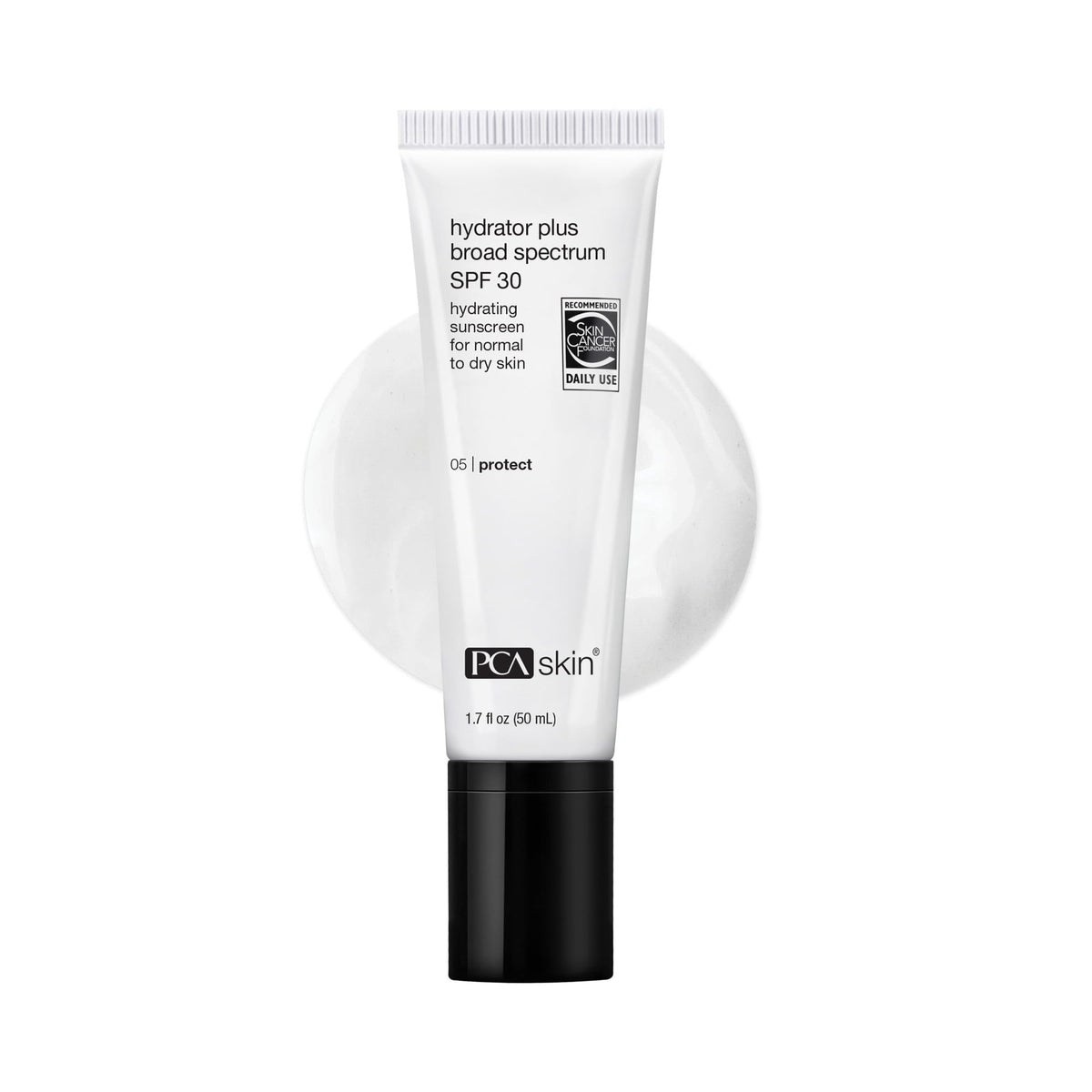 PCA SKIN front tube showing product name and size for easy identification