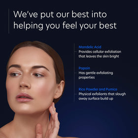 PCA SKIN ingredients highlight mandelic acid and clays, supports pore control