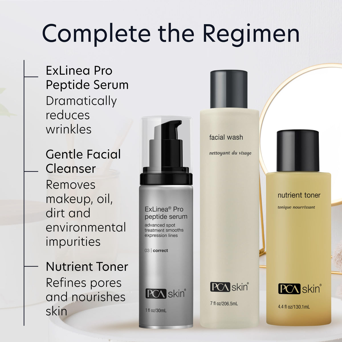 PCA SKIN marine extract ingredient visual emphasizing firmness and moisture support