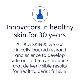 PCA SKIN label and directions close-up showing clear application guidance