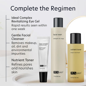 PCA SKIN on bathroom counter lifestyle shot suggesting easy morning routine use
